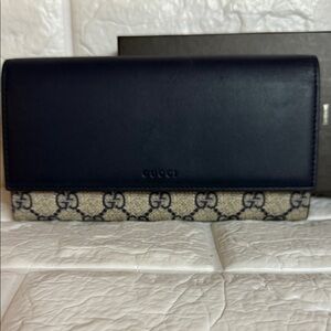 Gucci Navy Blue Wallet